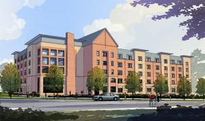Contributed photo: A rendering of Gannon&amp;#039;s proposed residence hall, scheduled to open fall 2011.